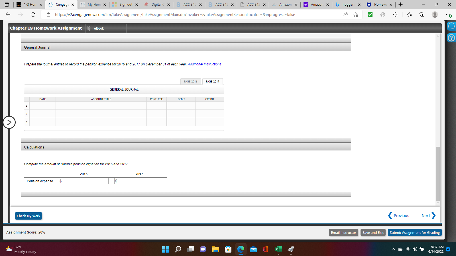 Needing help with the Question for Chapter 19 in