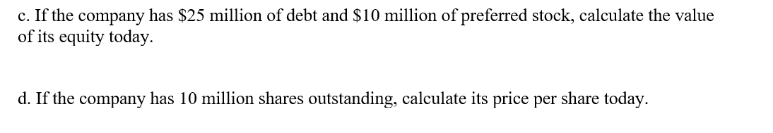 Please answer questions C and D regarding