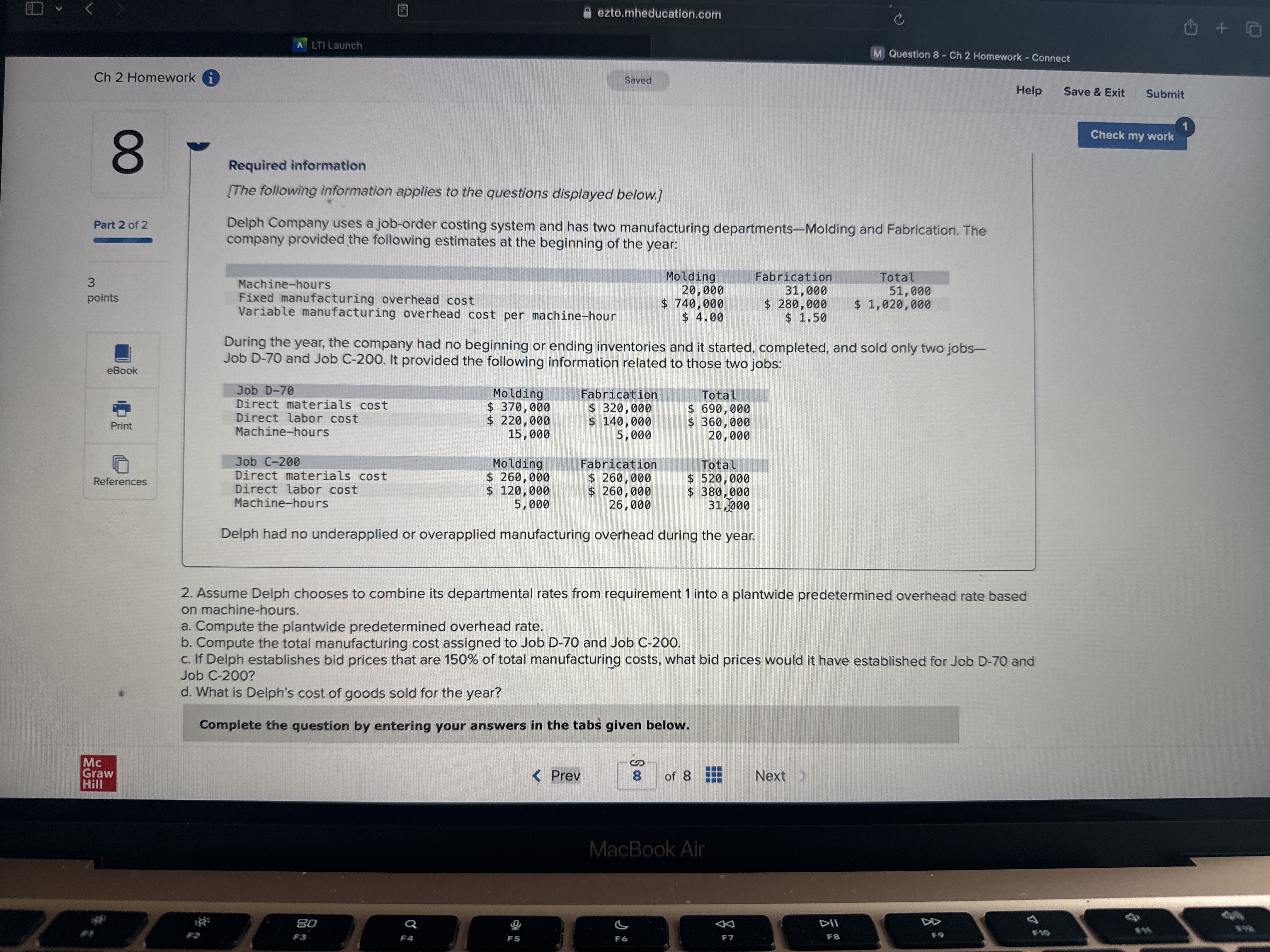 ezto.mheducation.com A LTI Launch M Question 8 -