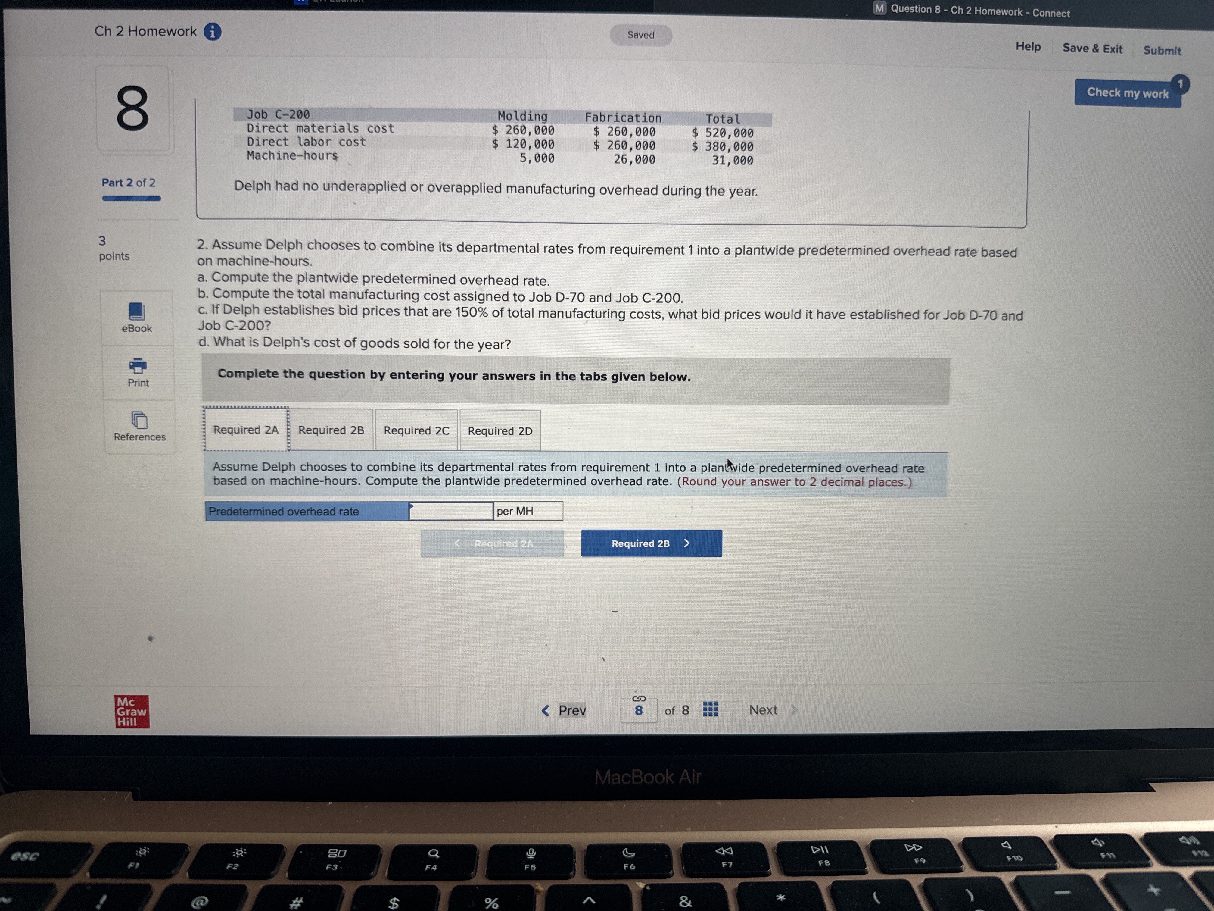 ezto.mheducation.com A LTI Launch M Question 8 -