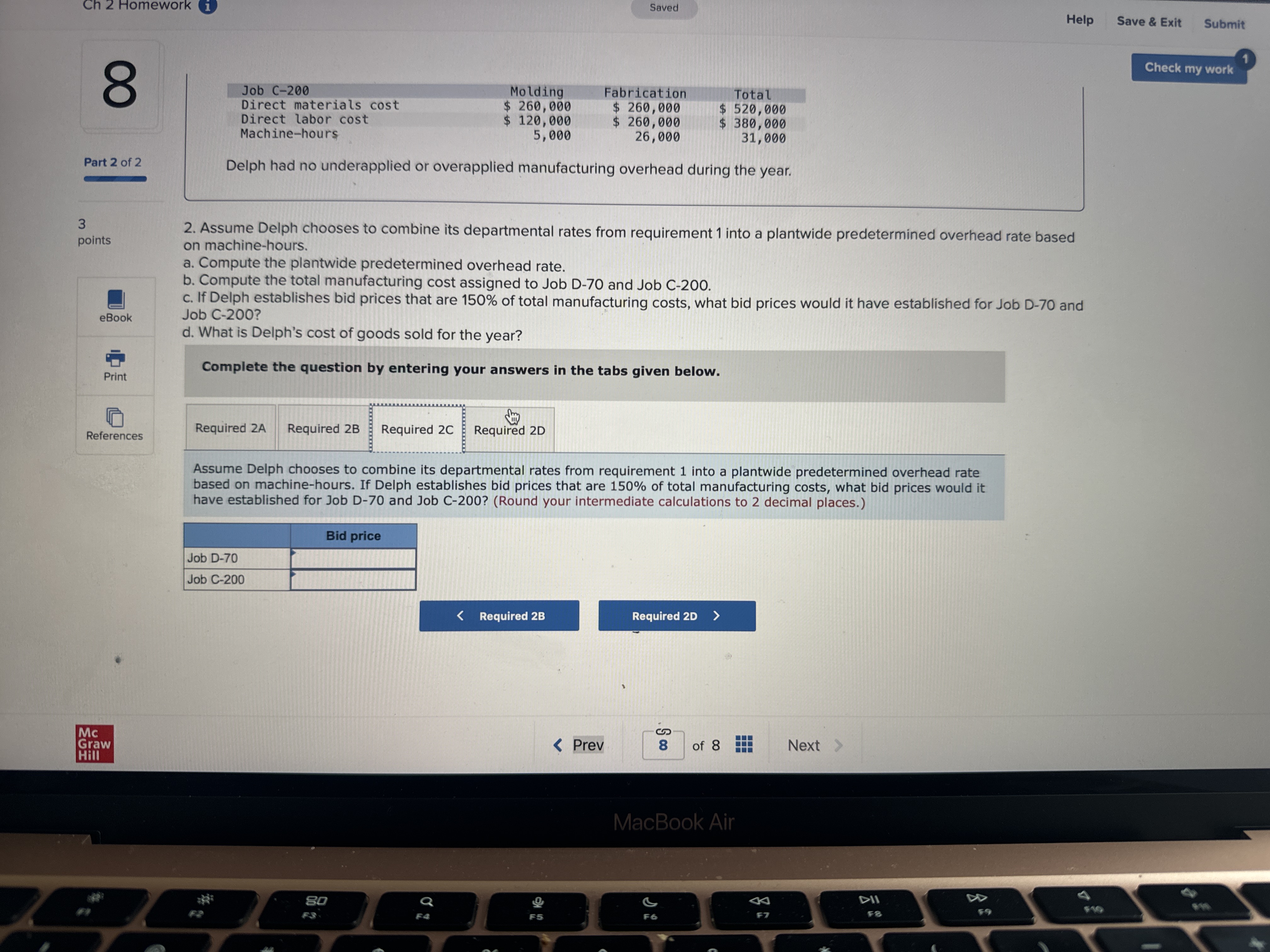 ezto.mheducation.com A LTI Launch M Question 8 -