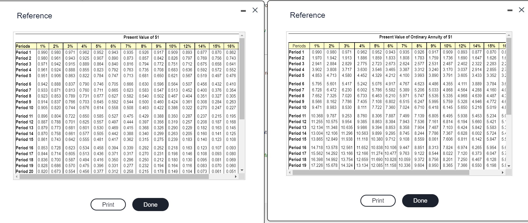 10( _ X X Reference Reference Present Value 5181