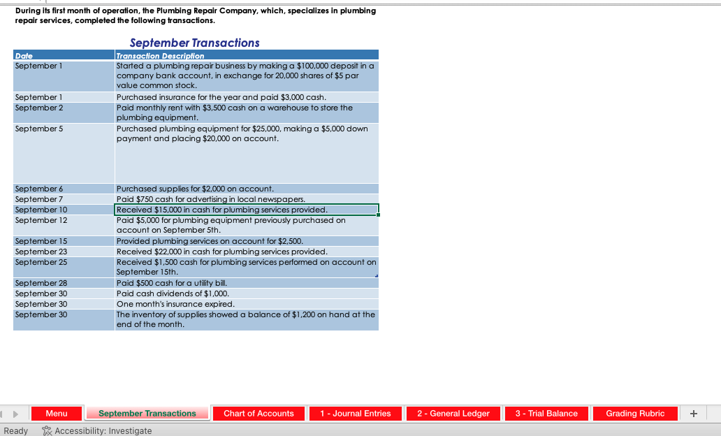 A1 X V fx ACCT500: Course Project A B C D E F G H