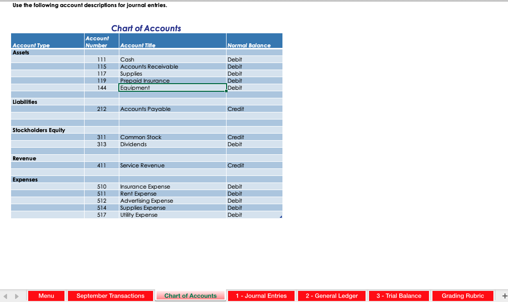 A1 X V fx ACCT500: Course Project A B C D E F G H