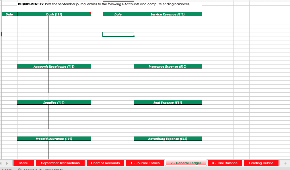 A1 X V fx ACCT500: Course Project A B C D E F G H