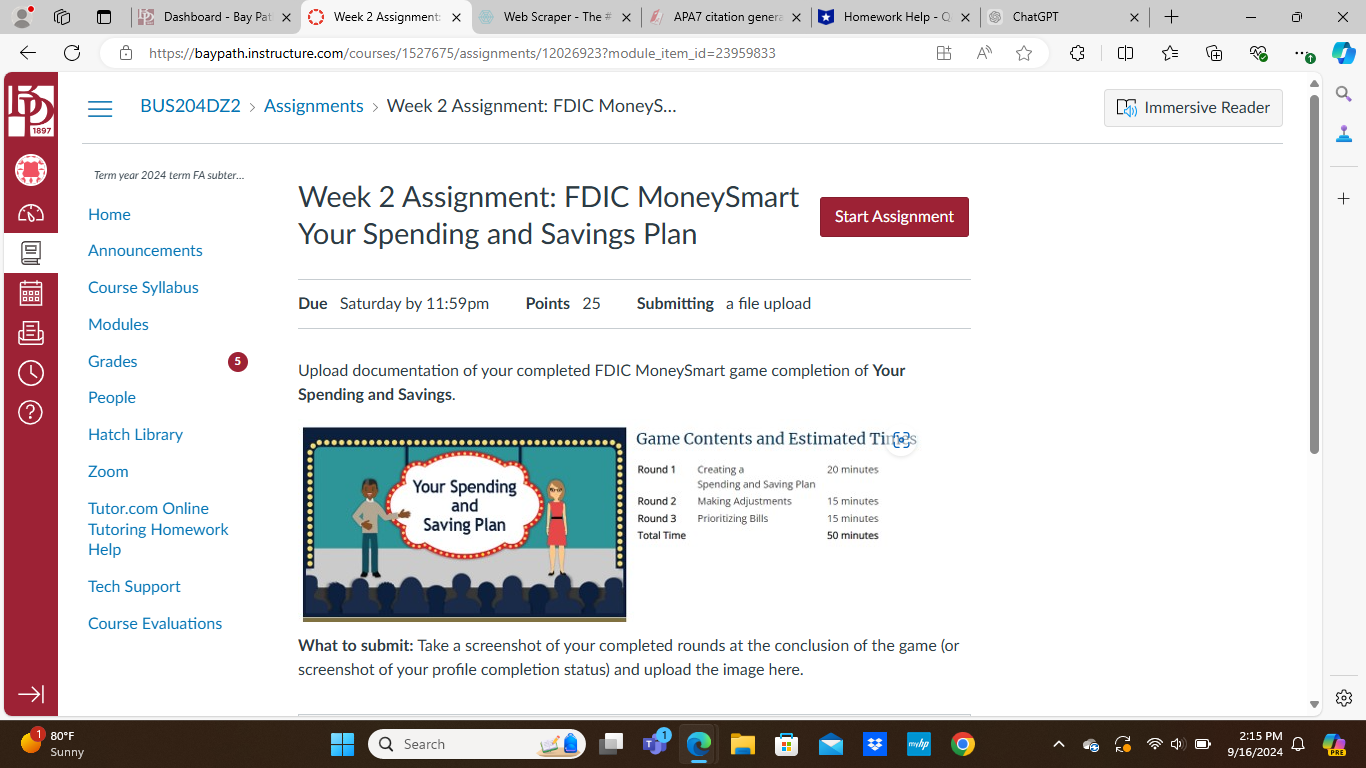 Dashboard - Bay Pat X _> Week 2 Assignment: X Web