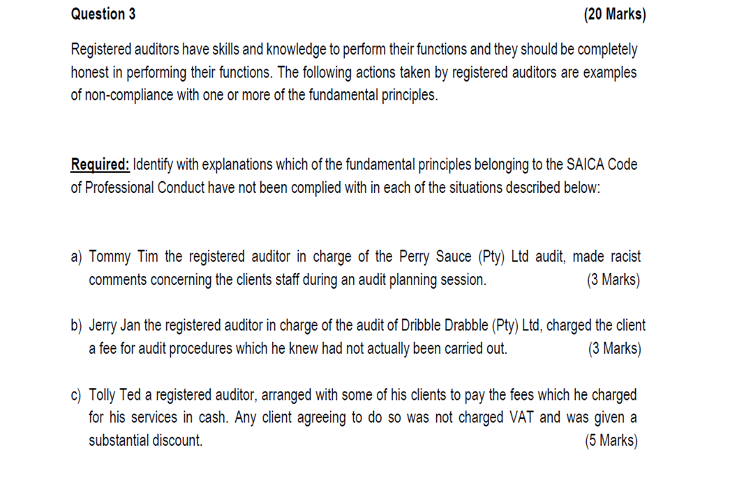 SECTION A [100 MARKS] Read the scenario below and
