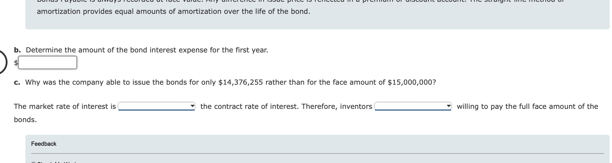 Entries for issuing bonds and amortizing premium