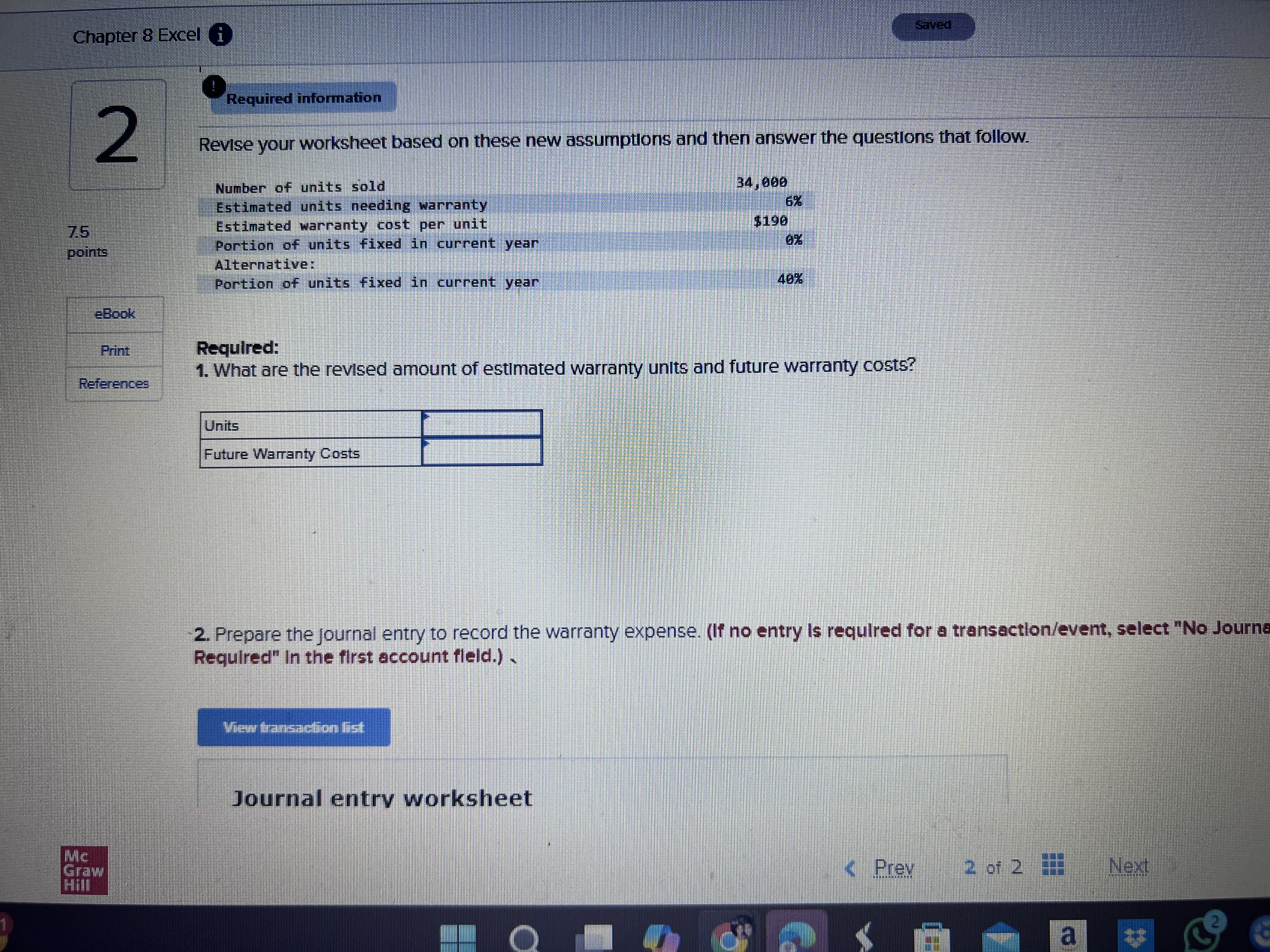 Chapter 8 Excel i formati 2 Revise your worksheet