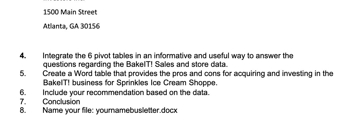 934?\" 1500 Main Street Atlanta, GA 30156