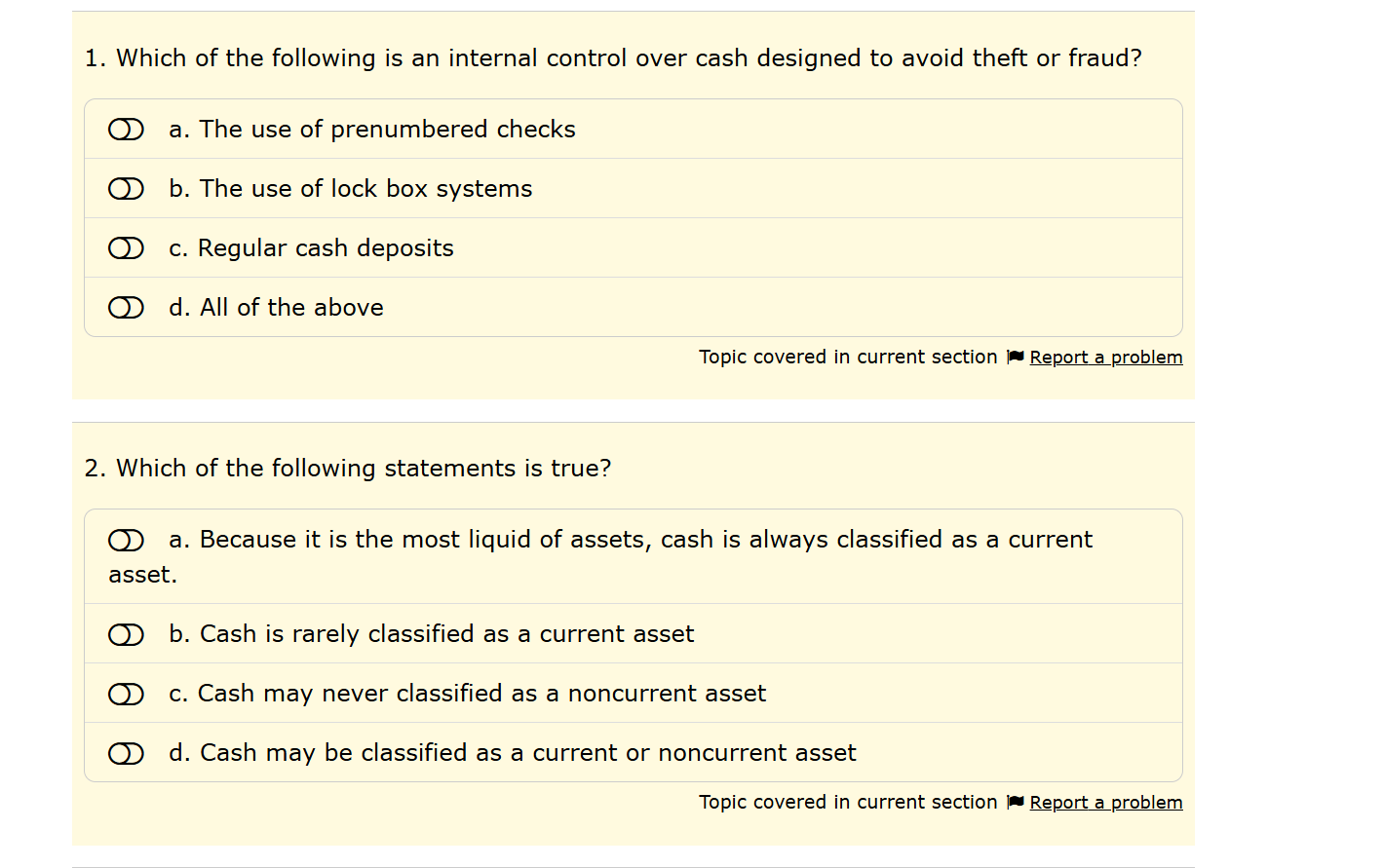I need help solving these 12 problems 1. Which of
