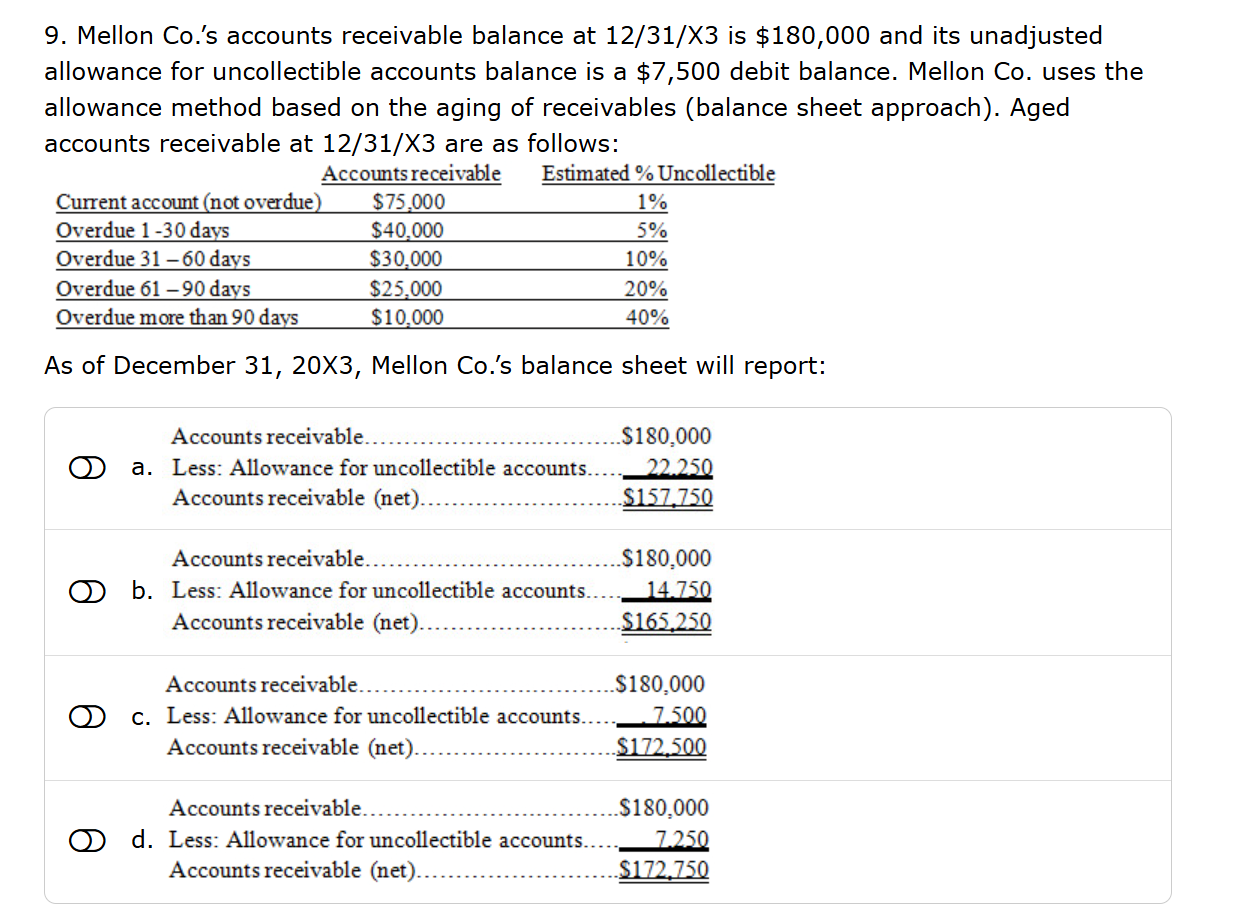 I need help solving these 12 problems 1. Which of