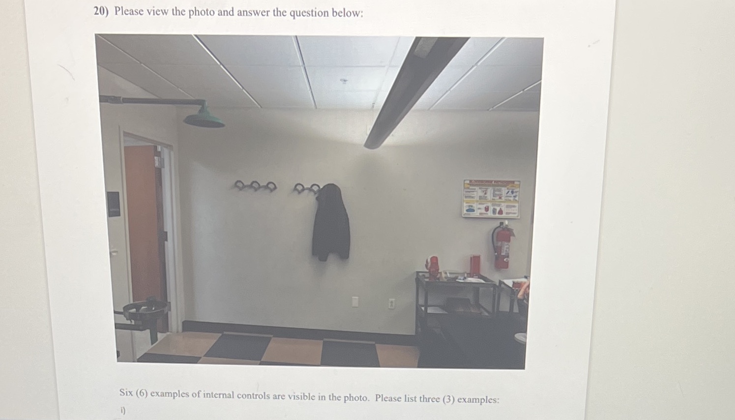 20) Please view the photo and answer the question