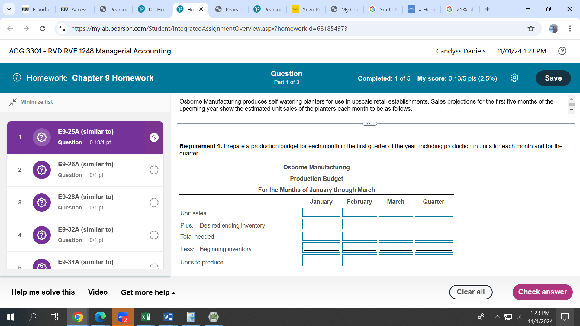 FIU Florida FIU Access Pearsor P Do Hor P Ho X