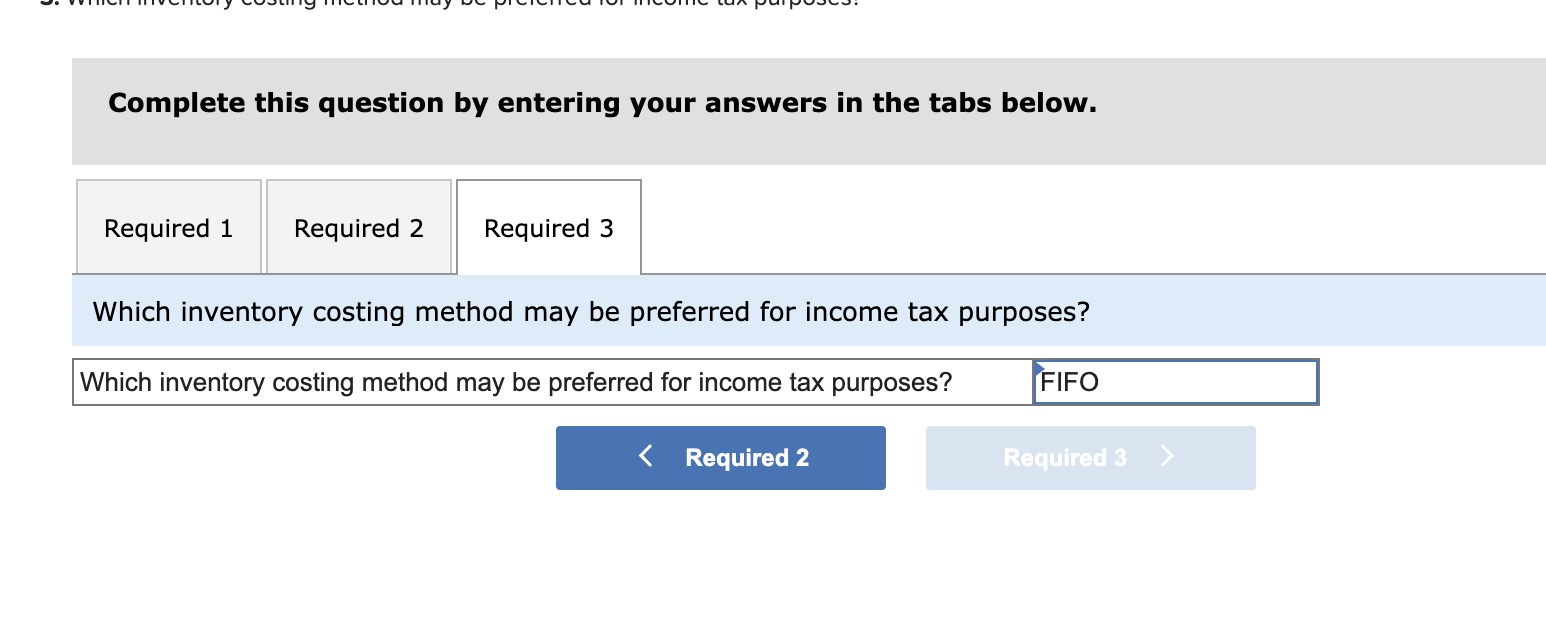 Required 1 Required 2 Required 3 Compute the