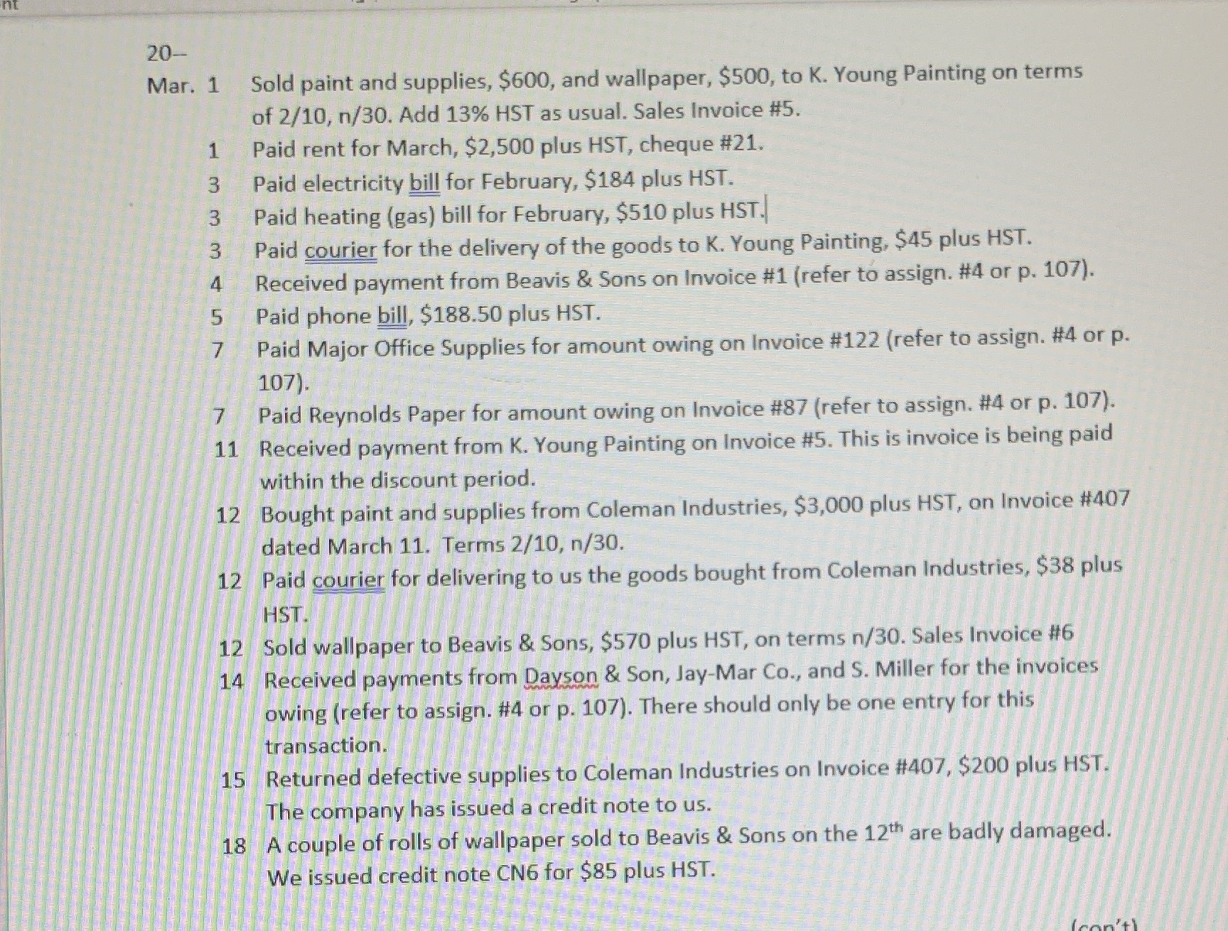 how do i put this information into a general