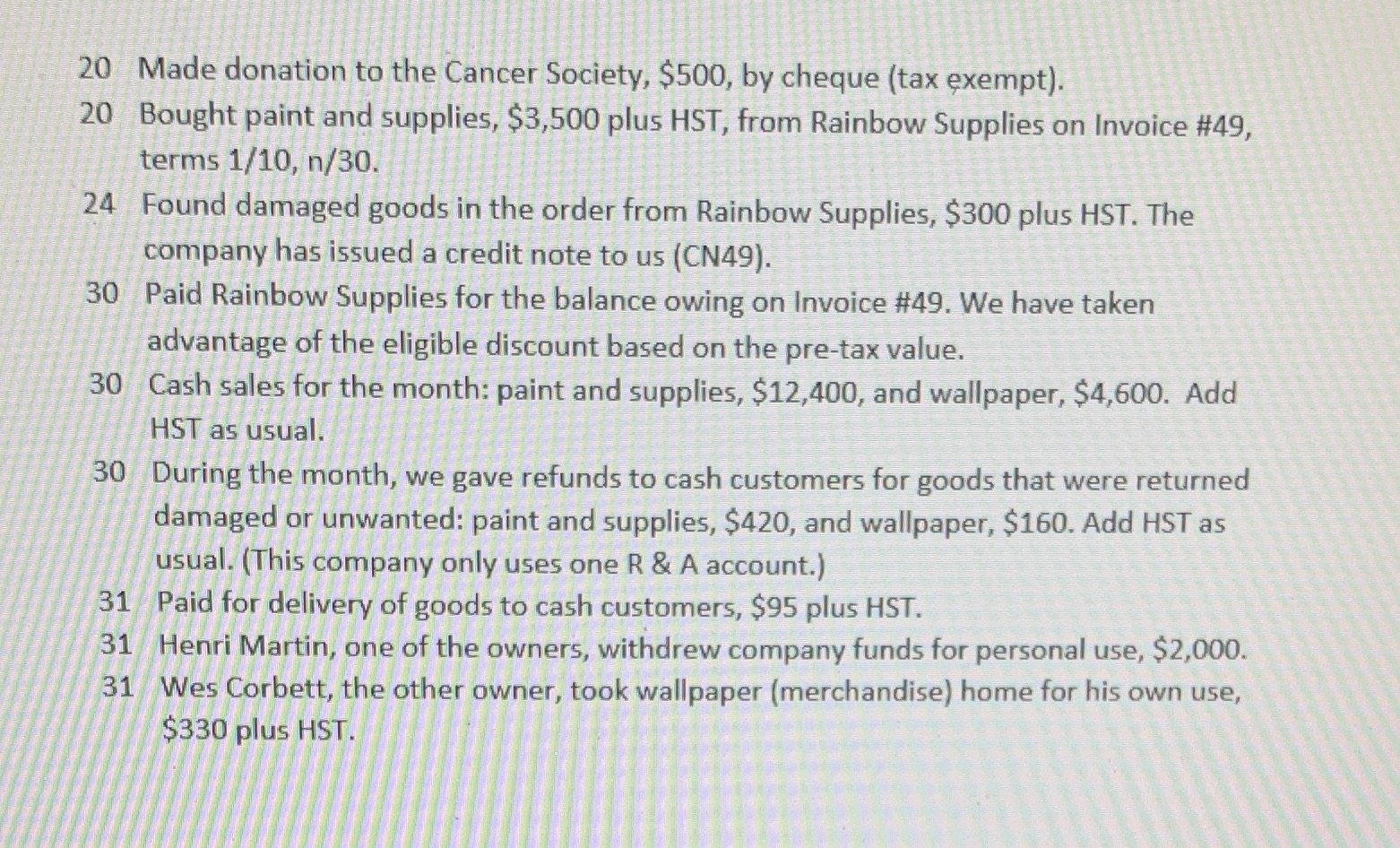 how do i put this information into a general