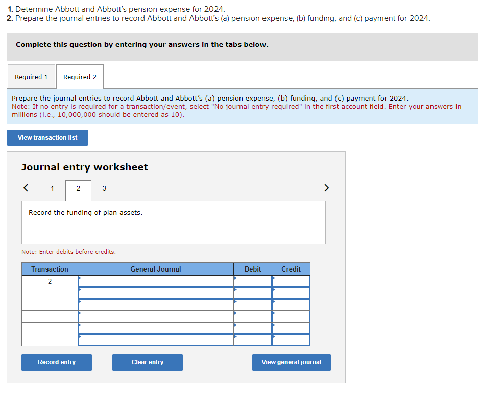 Abbott and Abbott has a noncontributory, defined