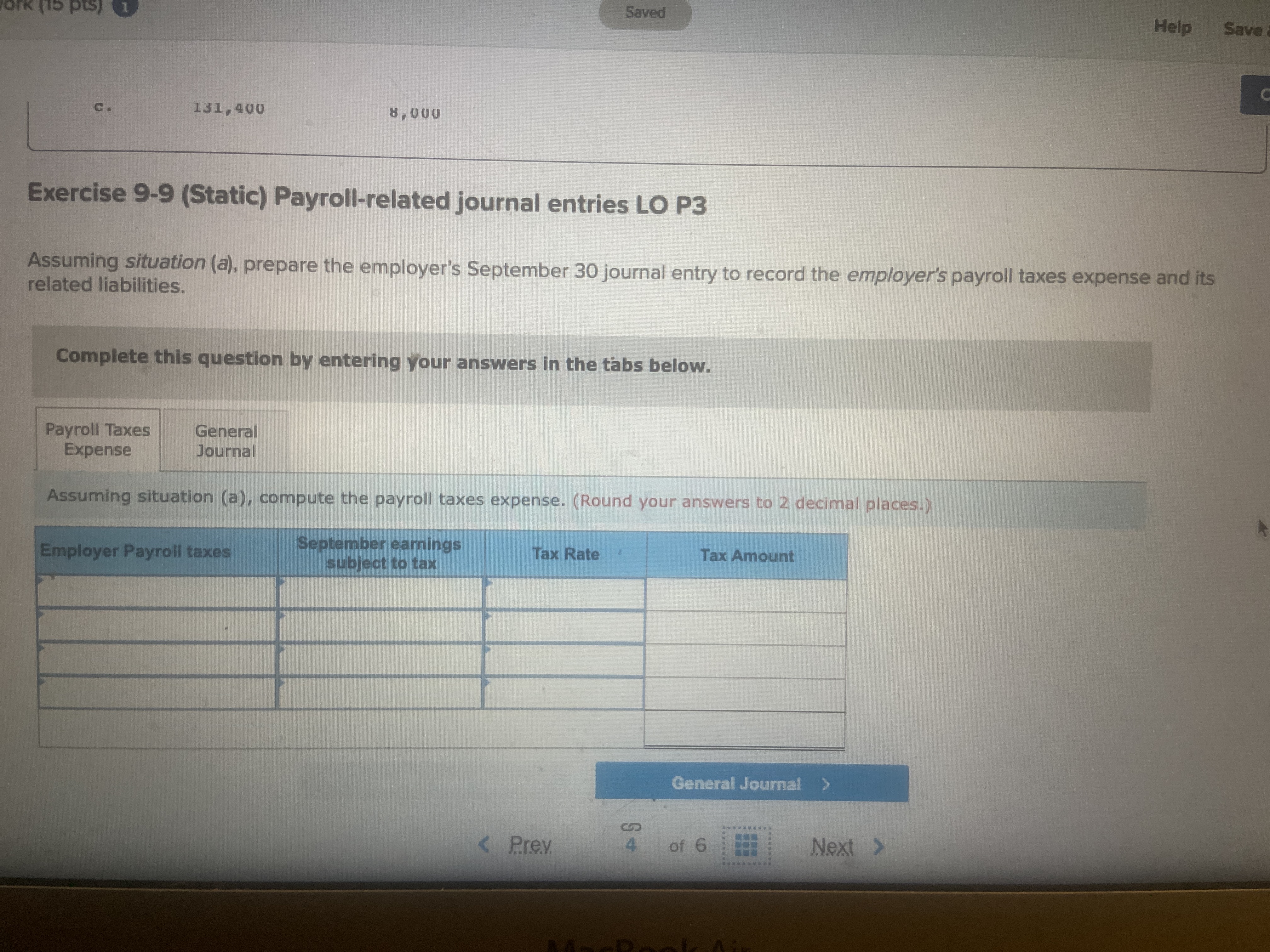 Question 4 - Ch 9 Homework X +