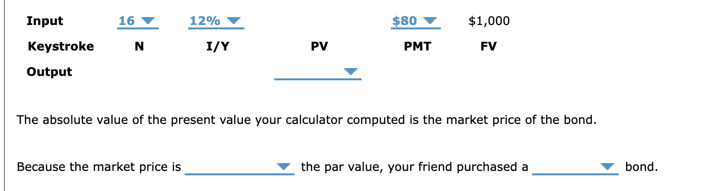 Suppose a friend of yours invested in an