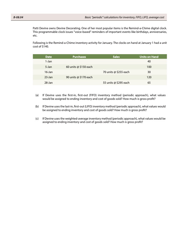 8-08.04 Basic "periodic" calculations for