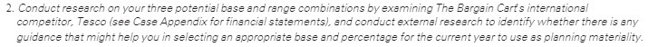2. Conduct research on your three potential base