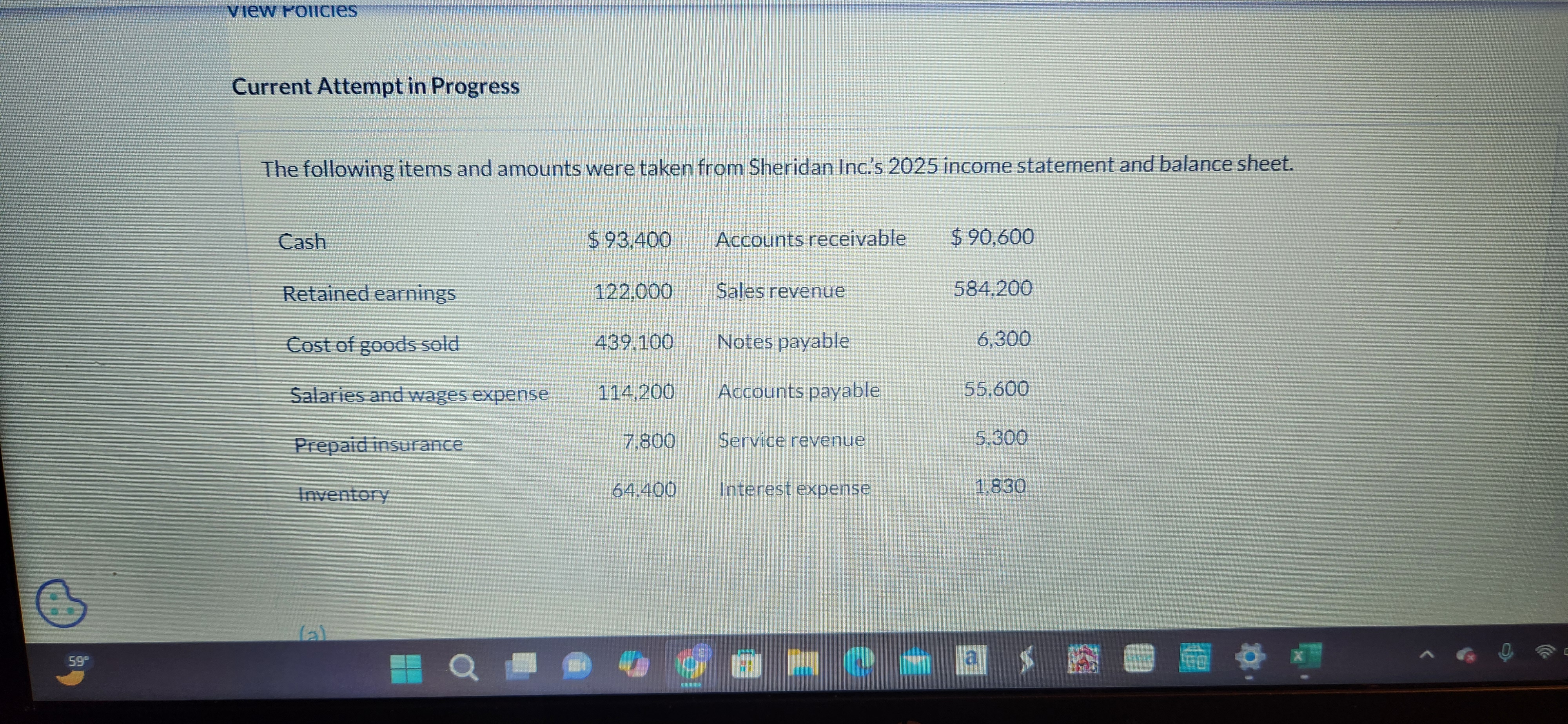 View POLICIes Current Attempt in Progress The