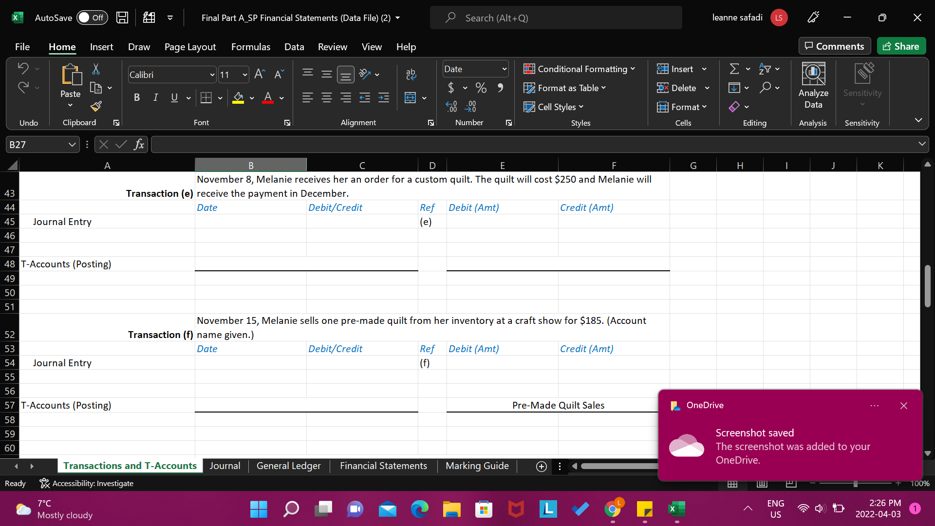 File Home insert Draw PageLayout Formulas Data