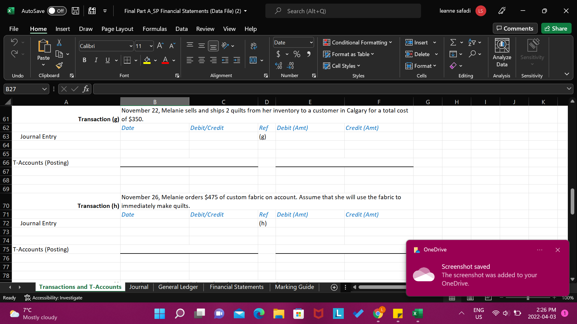 File Home insert Draw PageLayout Formulas Data