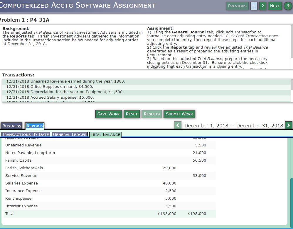 COMPUTERIZED ACCTG SOFTWARE ASSIGNMENT PREVIOUS 1