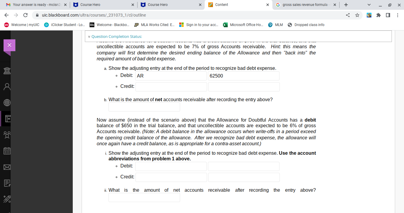 M Your answer is ready - mcisn2( x * Course Hero