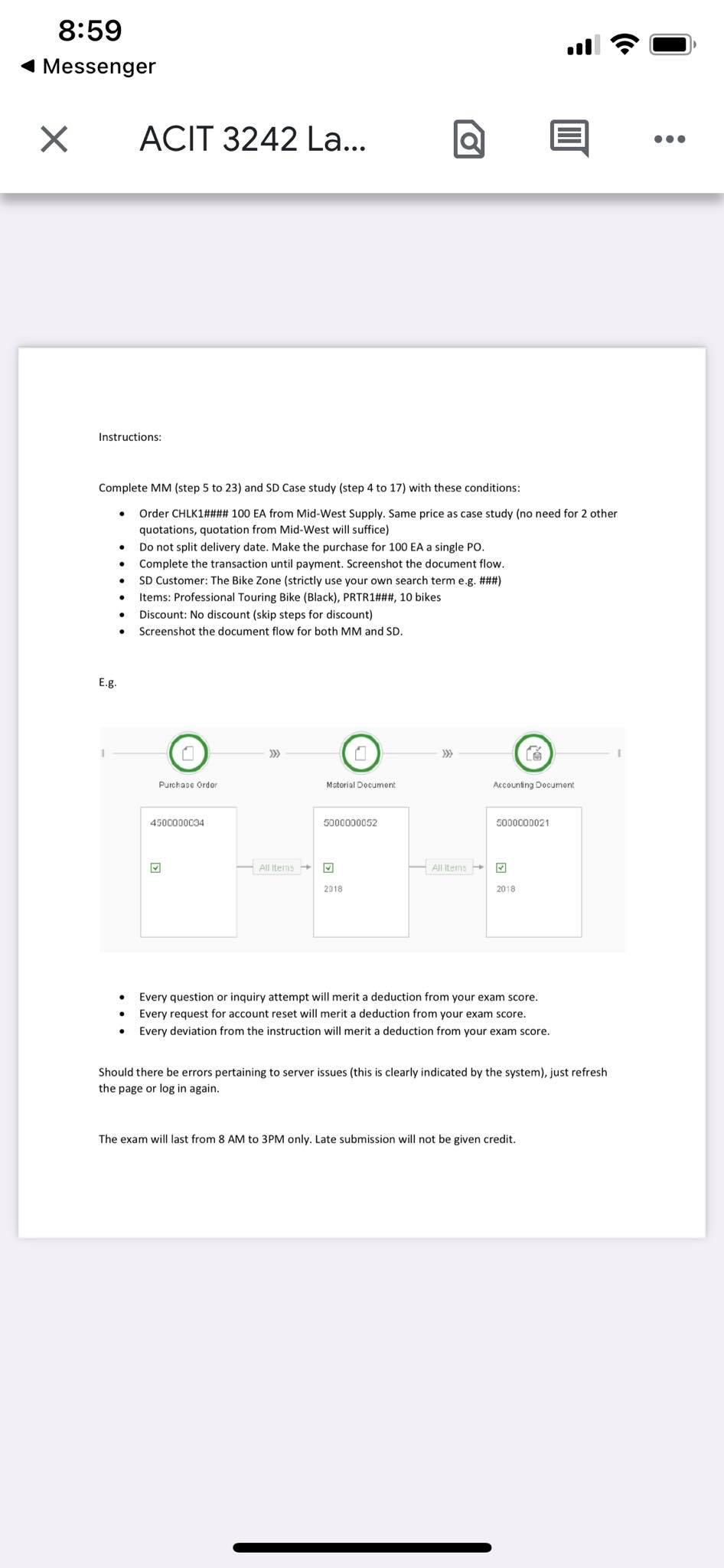 8:59 Messenger X ACIT 3242 La... . . .