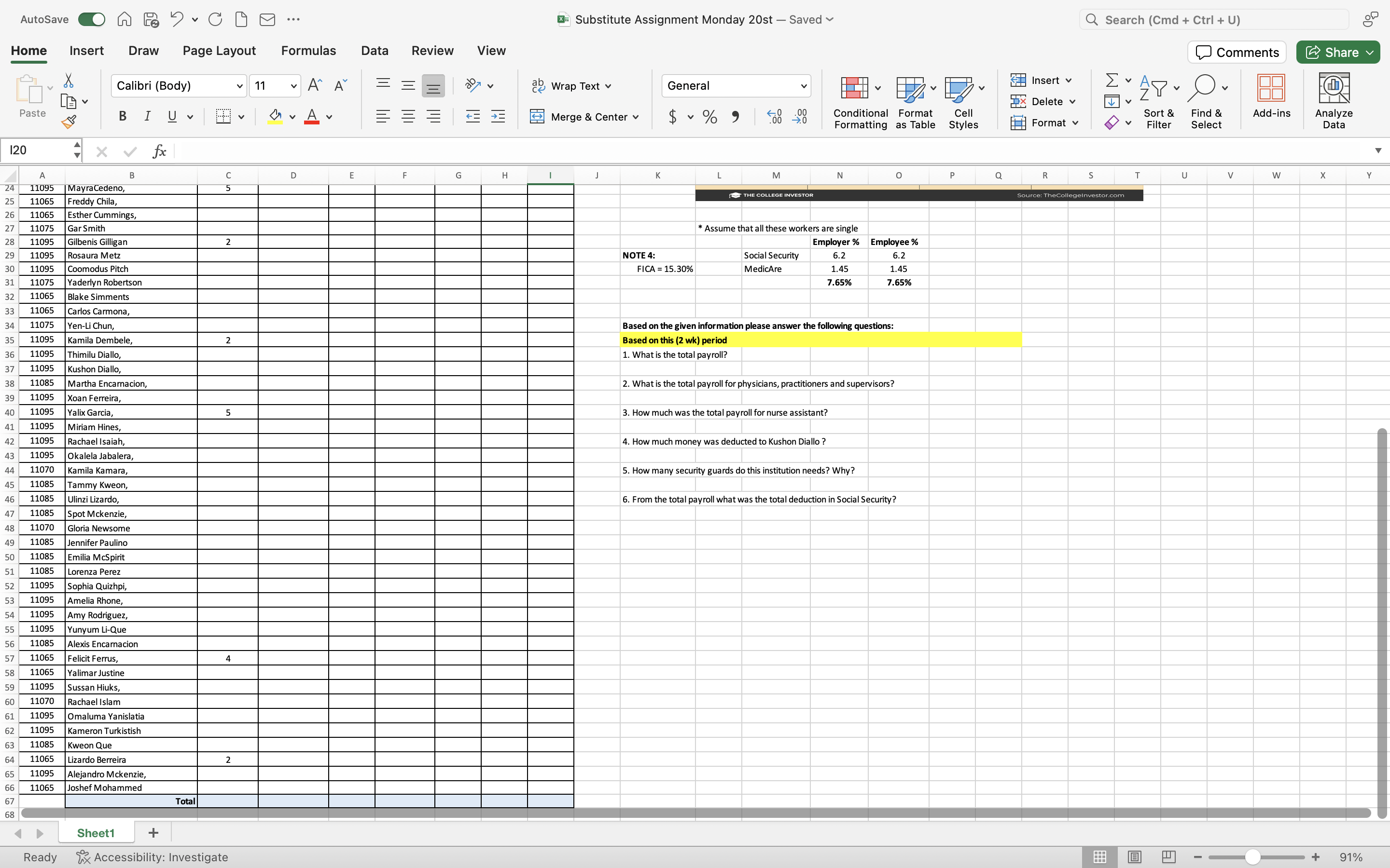 Based on the given information please answer the