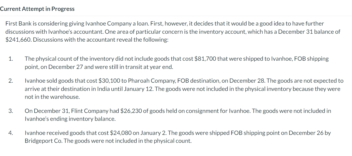 Current Attempt in Progress First Bank is