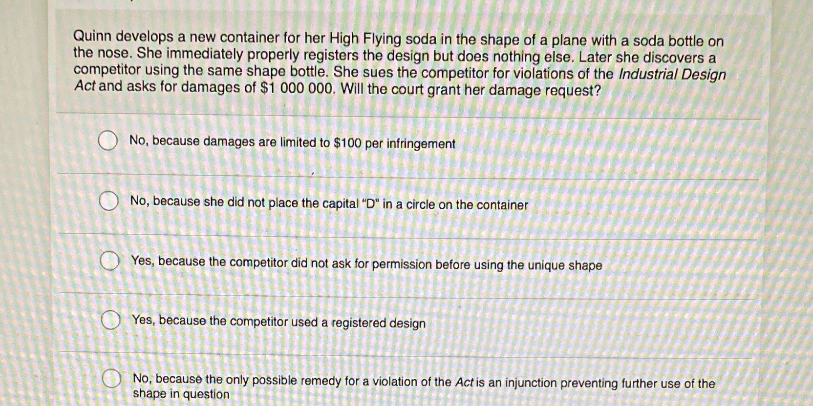 Quinn develops a new container for her High