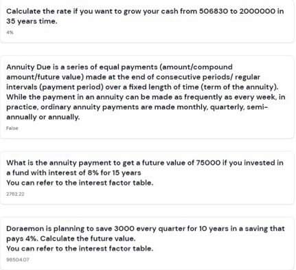 Answer is provided, just provide the solution how