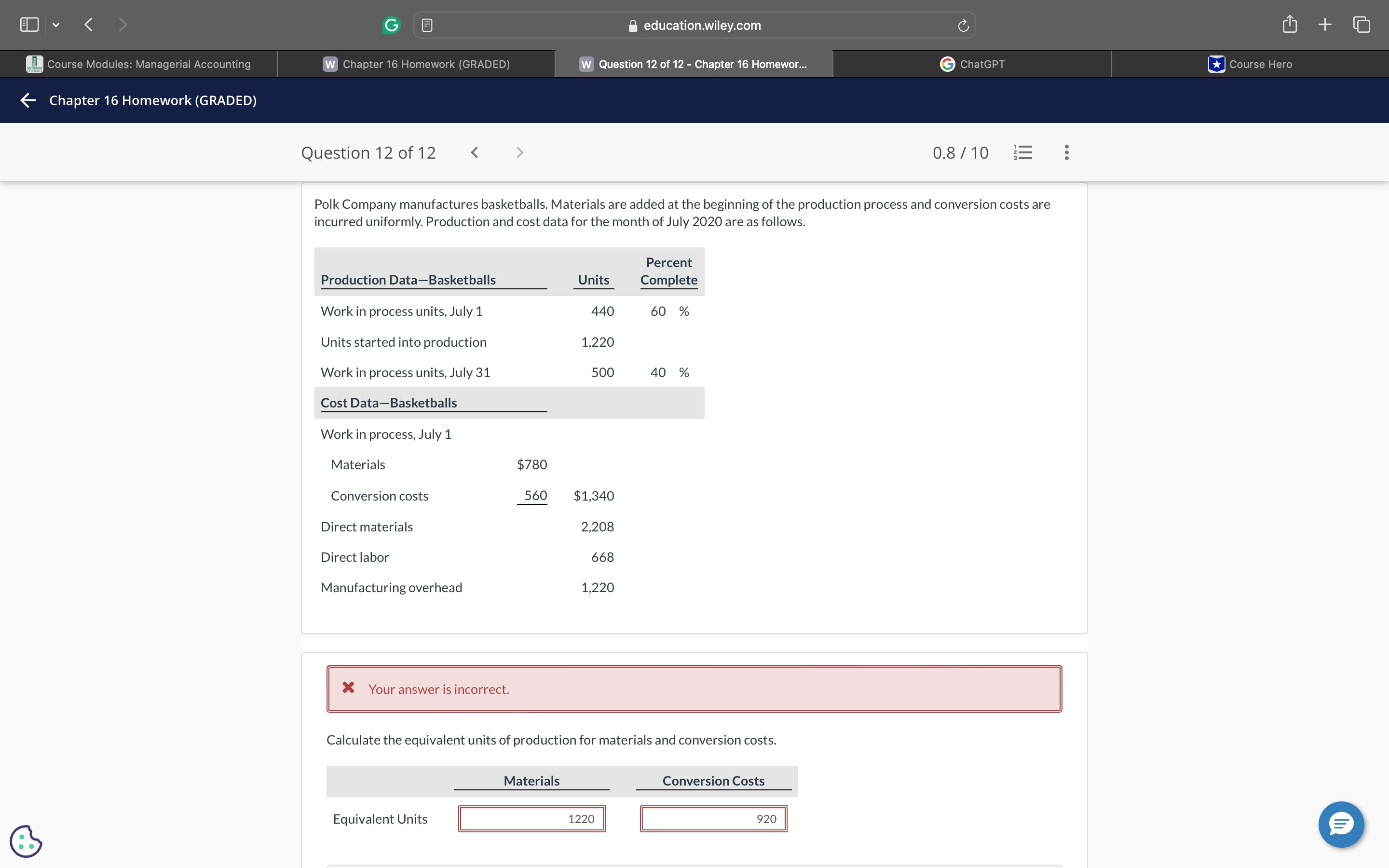 Please help me correct the highlighted blanks in