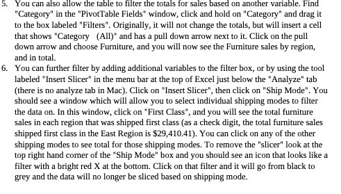 5. You can also allow the table to filter the