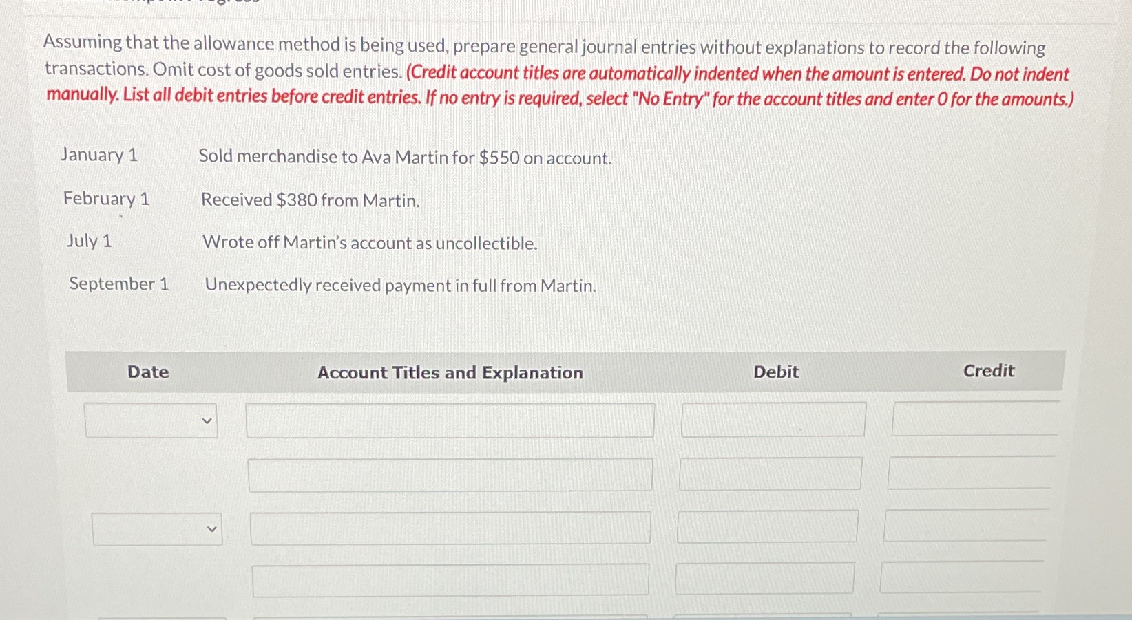 Assuming that the allowance method is being used,