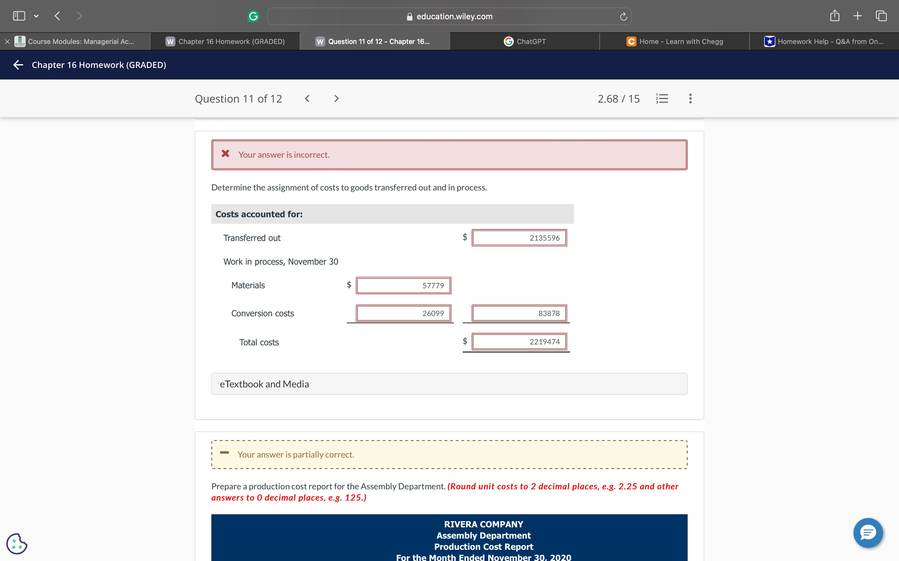 v G education.wiley.com ch + Course Modules: