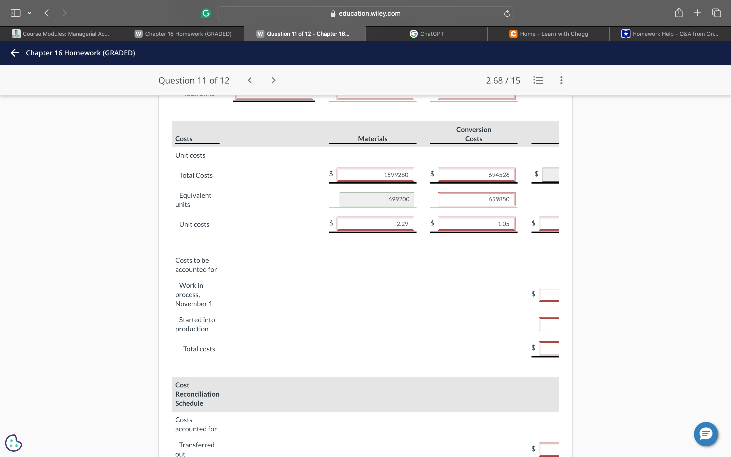 v G education.wiley.com ch + Course Modules: