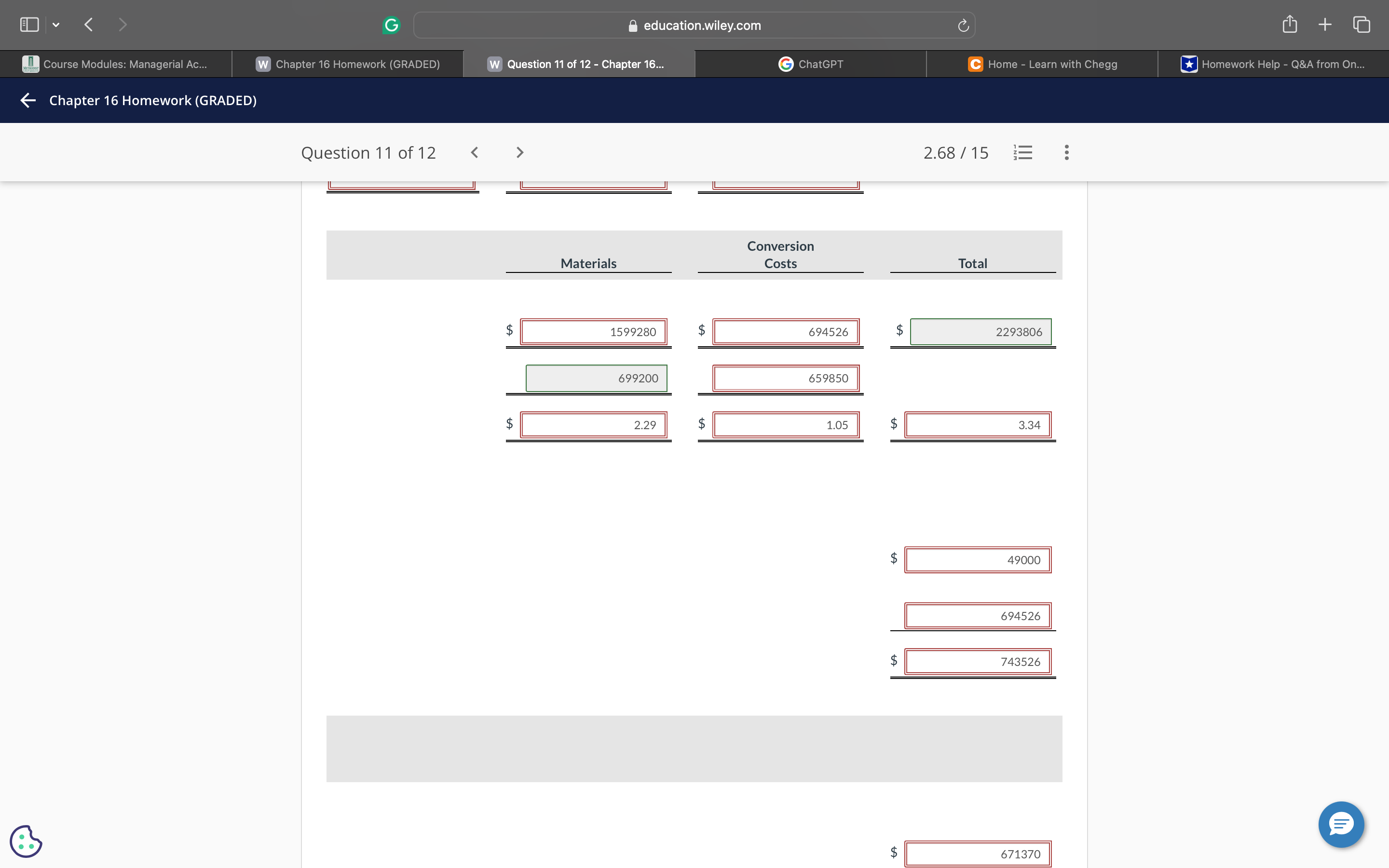 v G education.wiley.com ch + Course Modules: