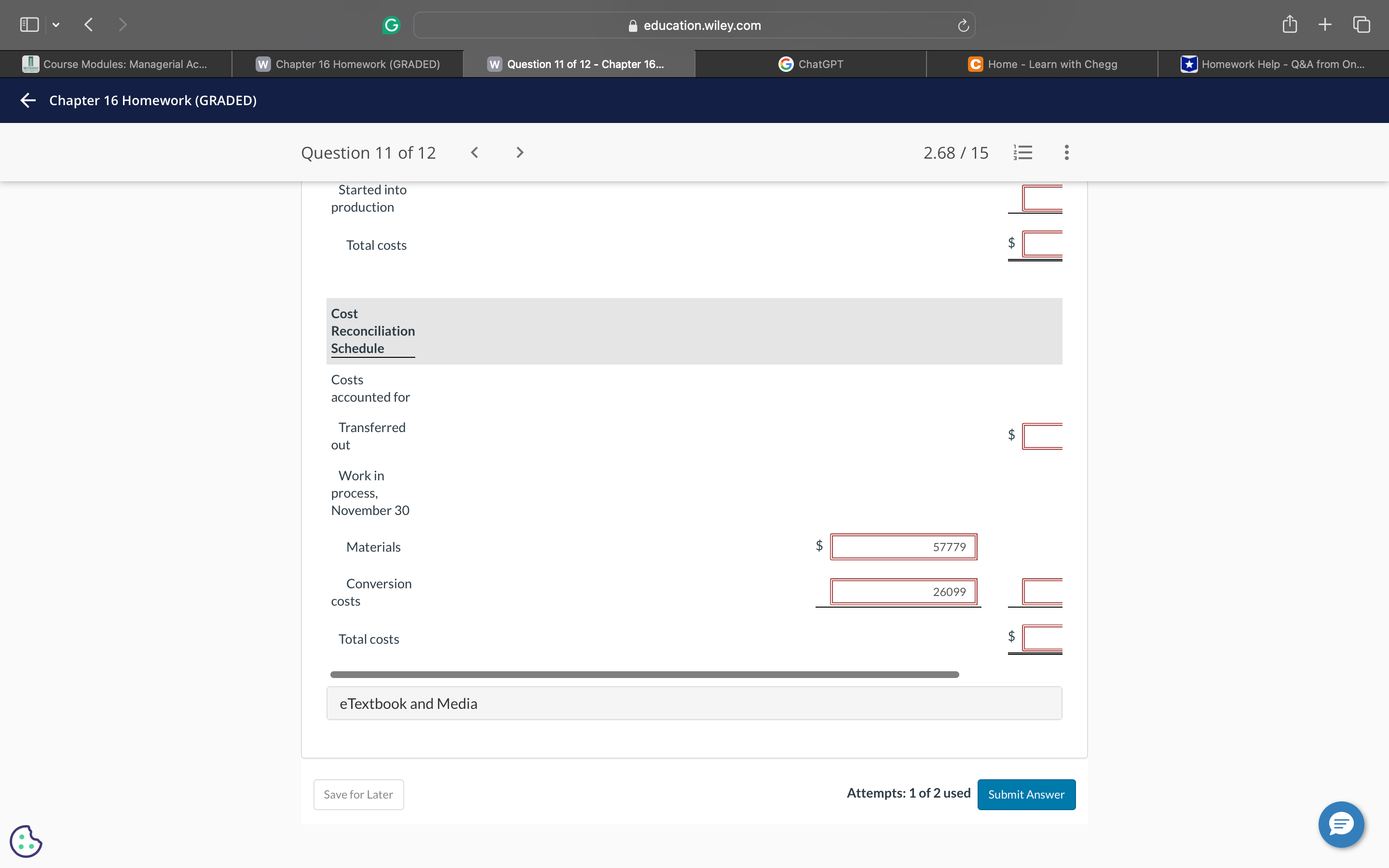 v G education.wiley.com ch + Course Modules: