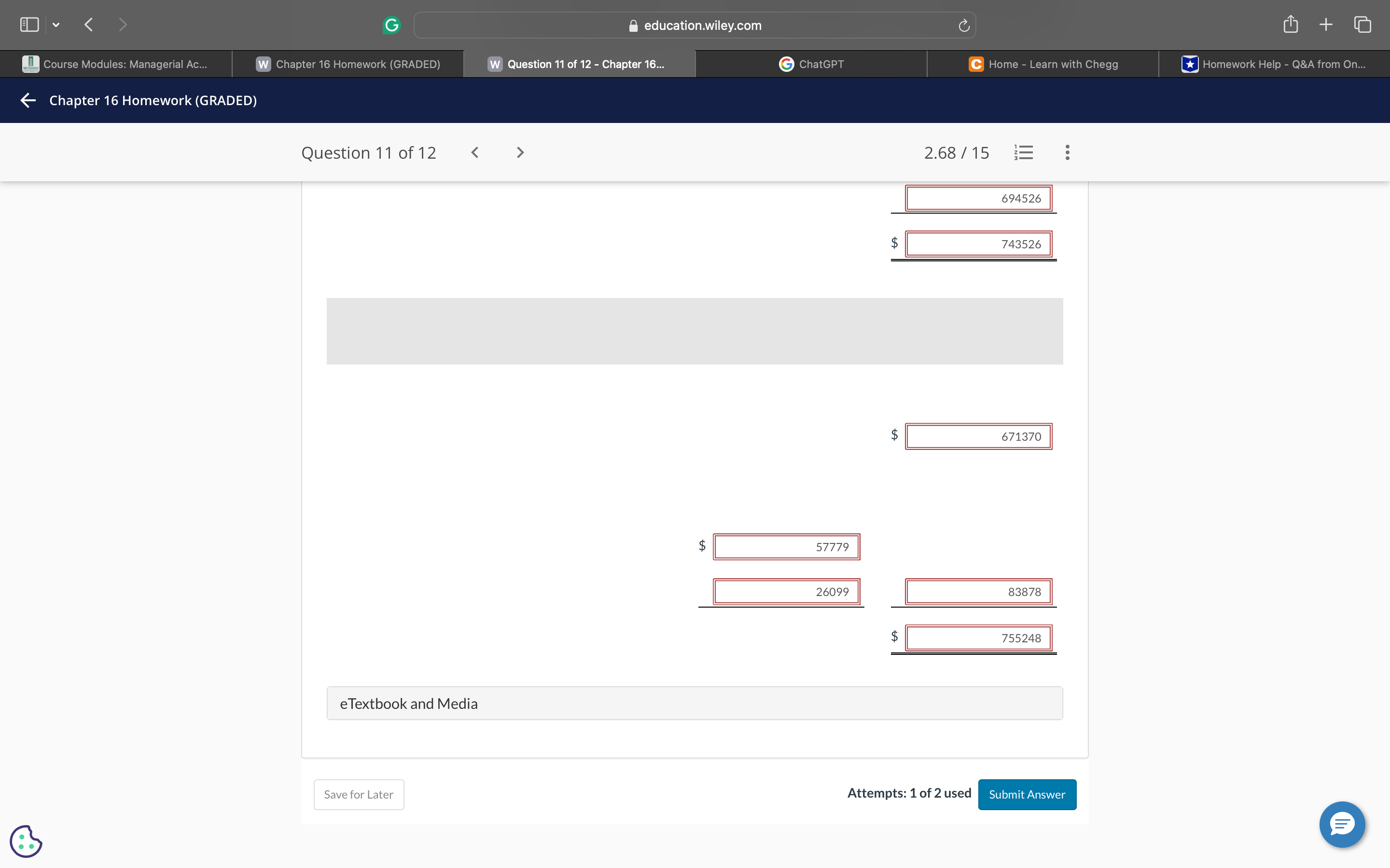 v G education.wiley.com ch + Course Modules: