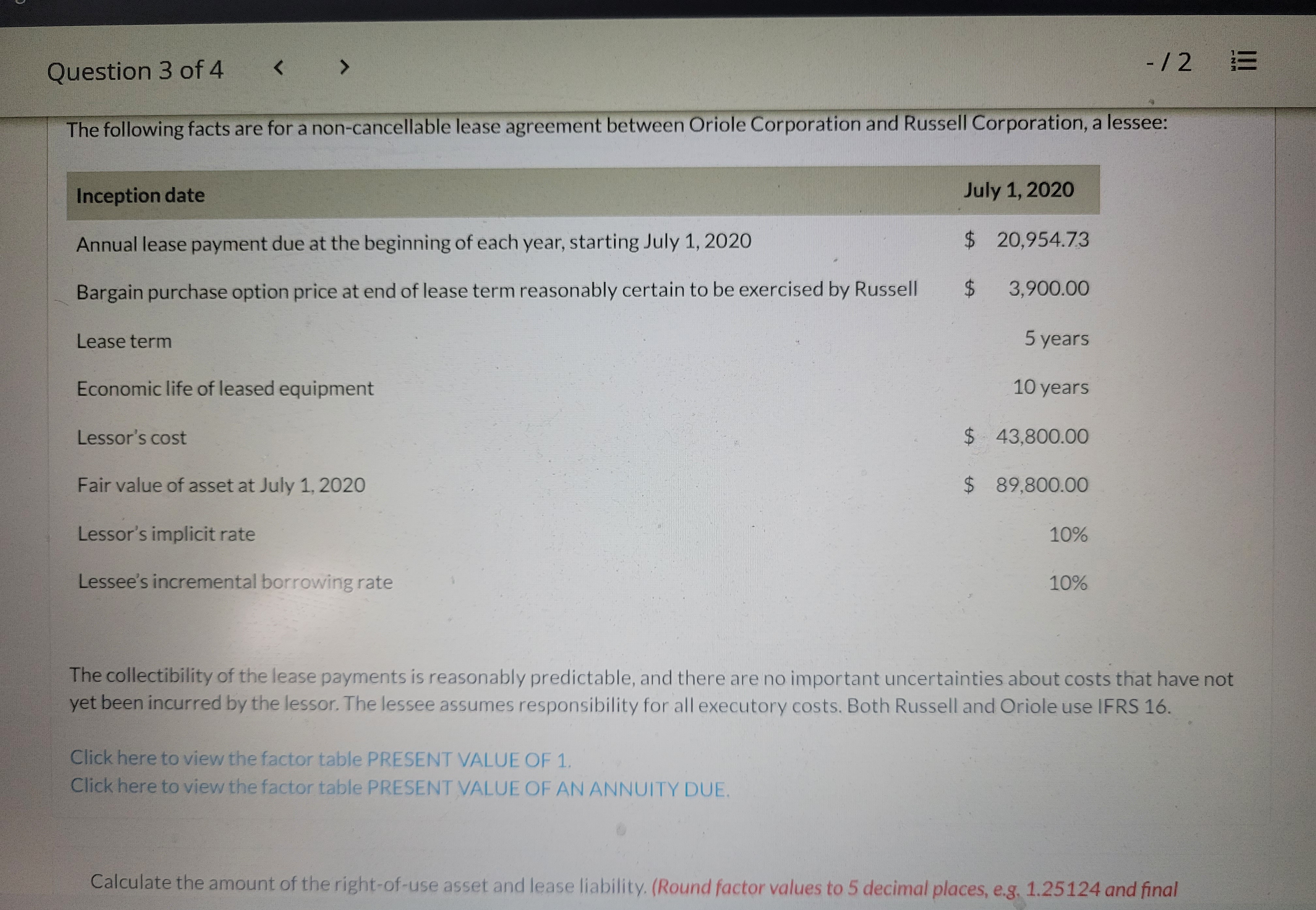 Question 1 of 4 < > 0.44 / 1 = Current Attempt in