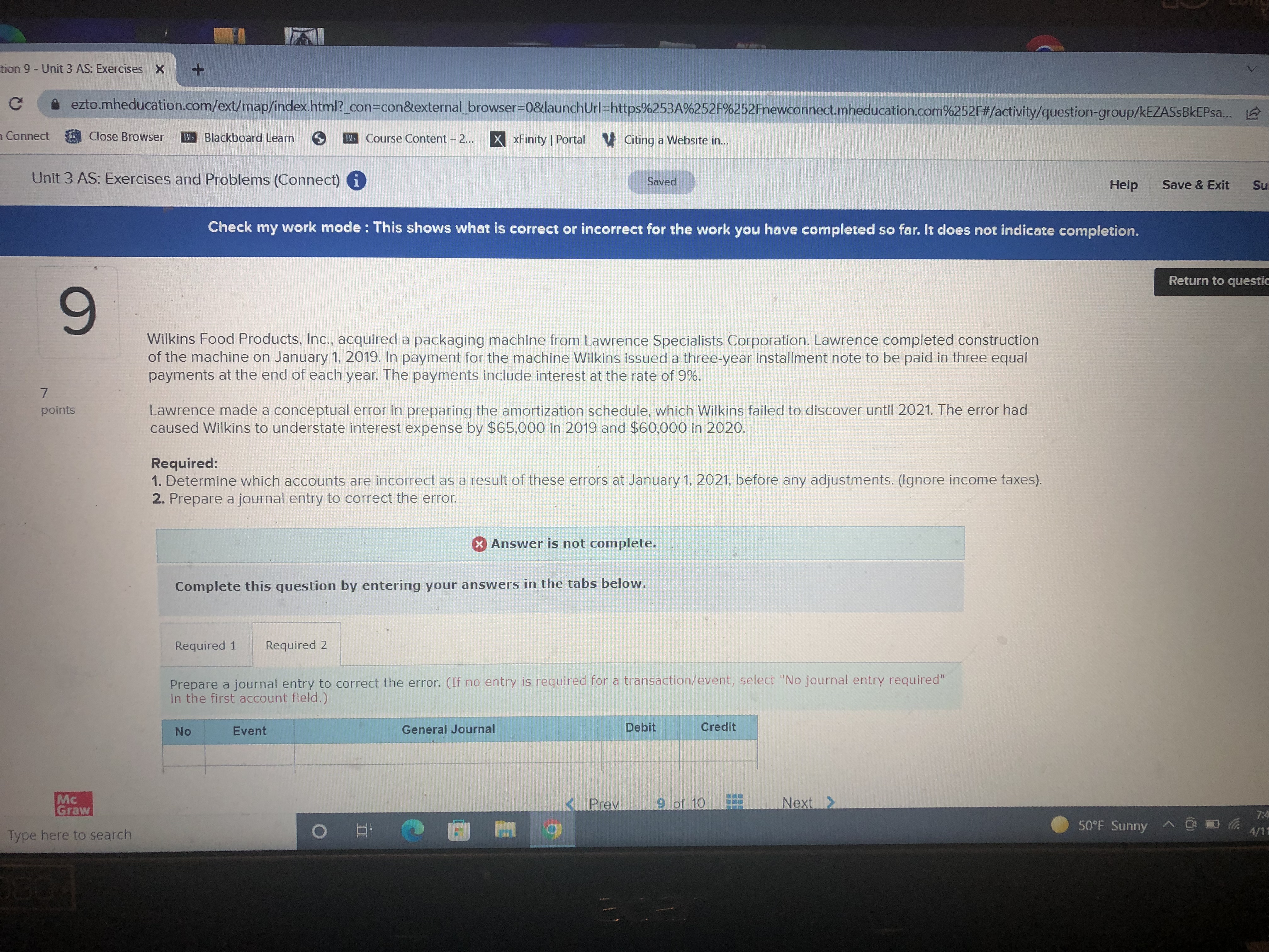 tion 9 - Unit 3 AS: Exercises X + C