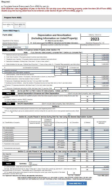 Required information Comprehensive Problem 10-76