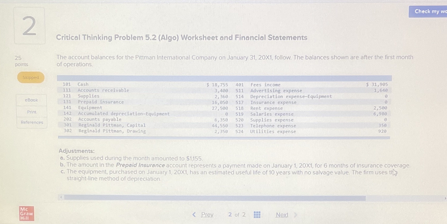 Help solving this question. Check my w 2 Critical