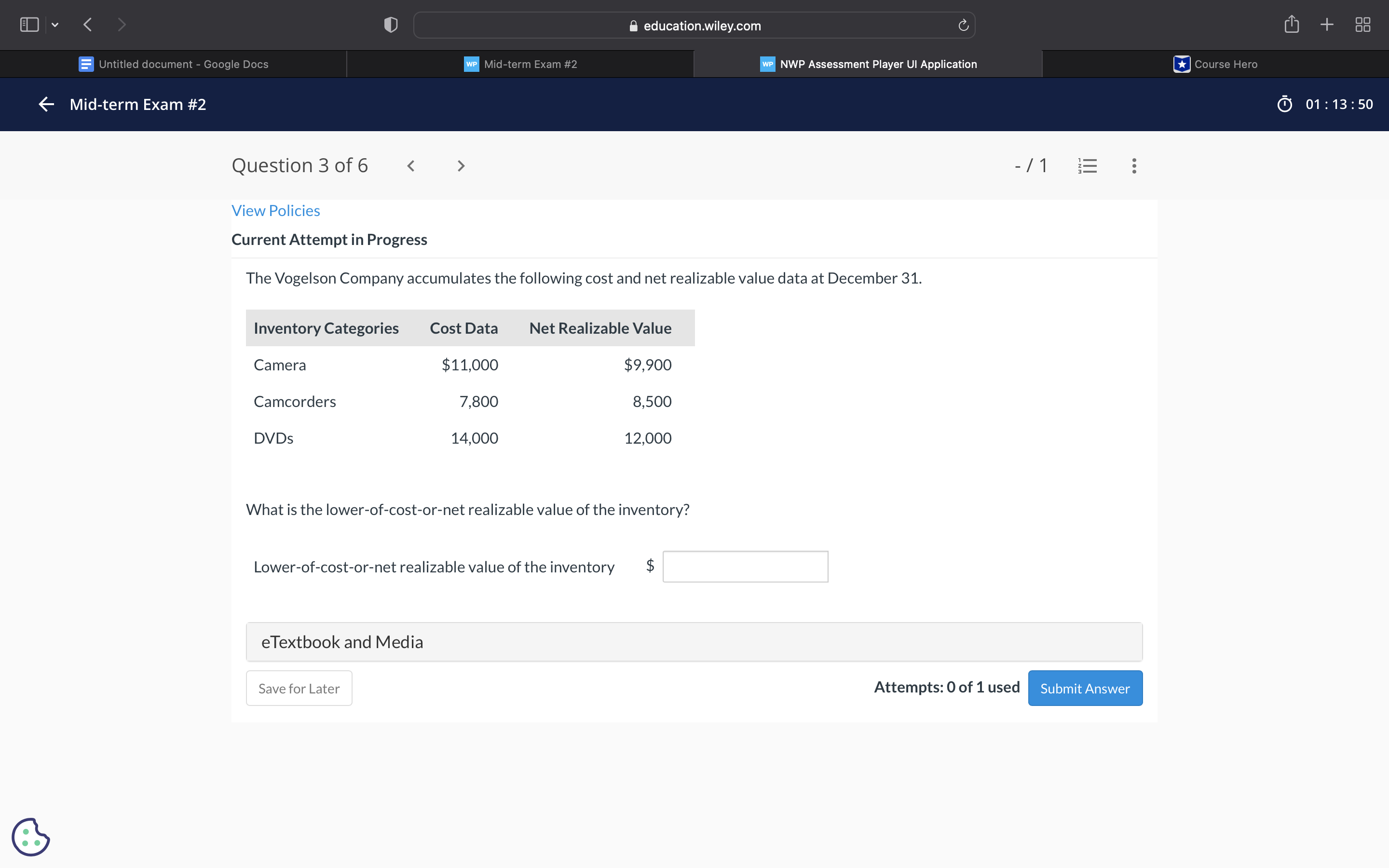 education.wiley. C + Untitled document - Google