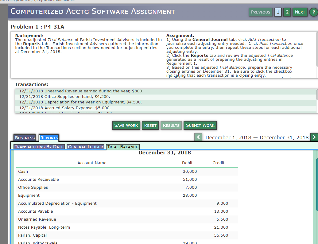 COMPUTERIZED ACCTG SOFTWARE ASSIGNMENT PREVIOUS 1